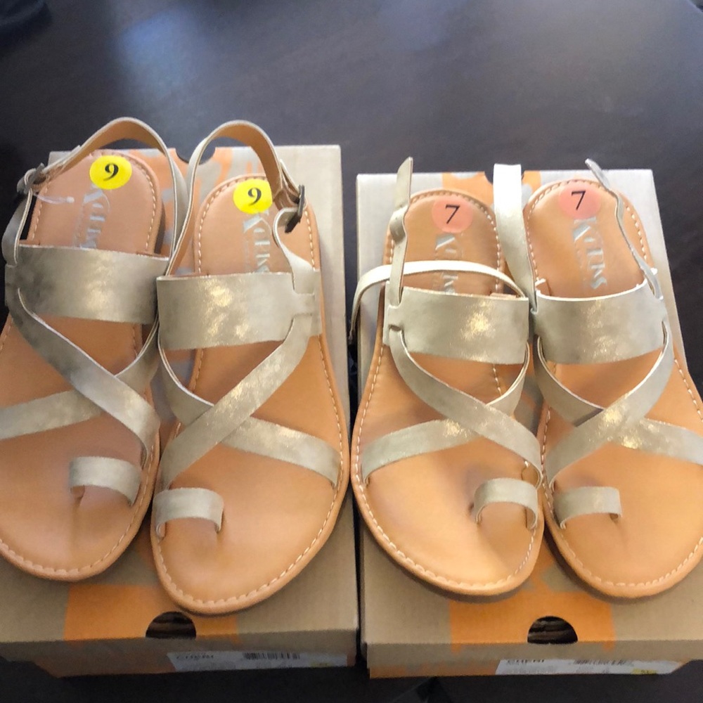 Super Cute Kork-Ease Cheri Gold Sandel